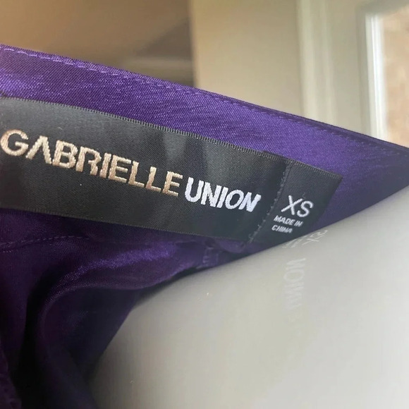 Gabrielle Union Sleeveless Deep Purple Shell sleeveless top size XS - Picture 6 of 9